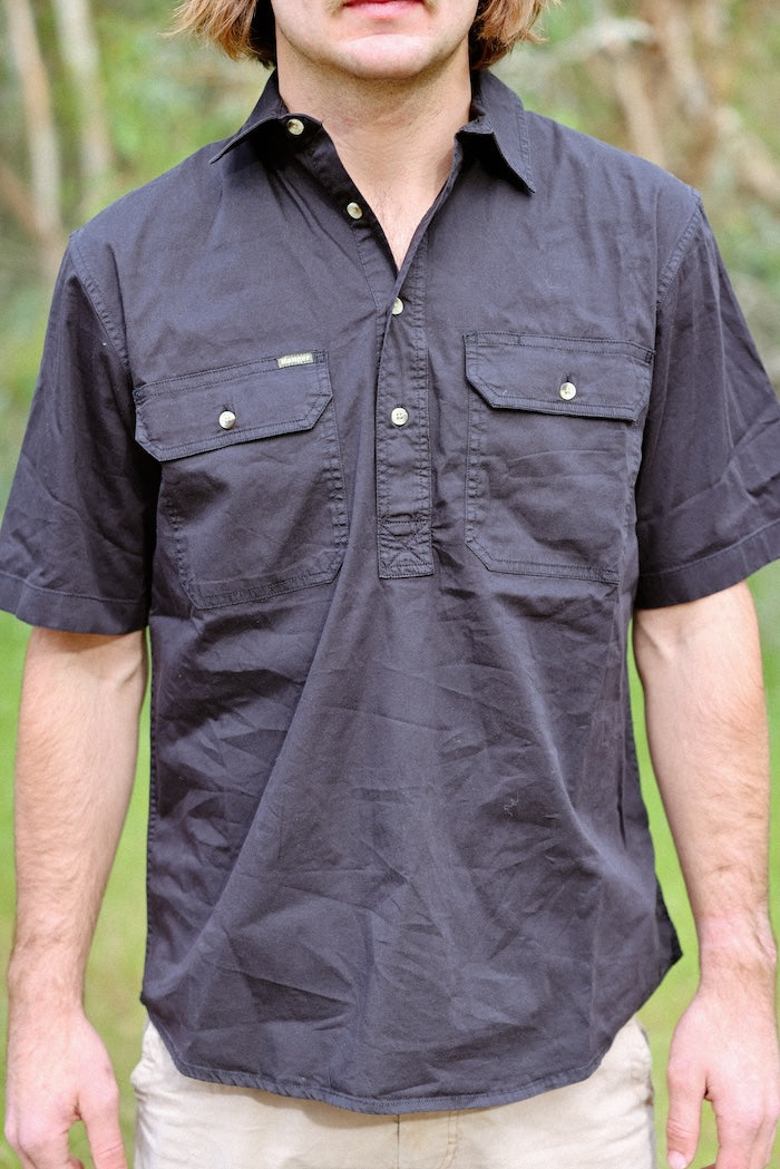 Bruce Short Sleeve Work Shirt - Light