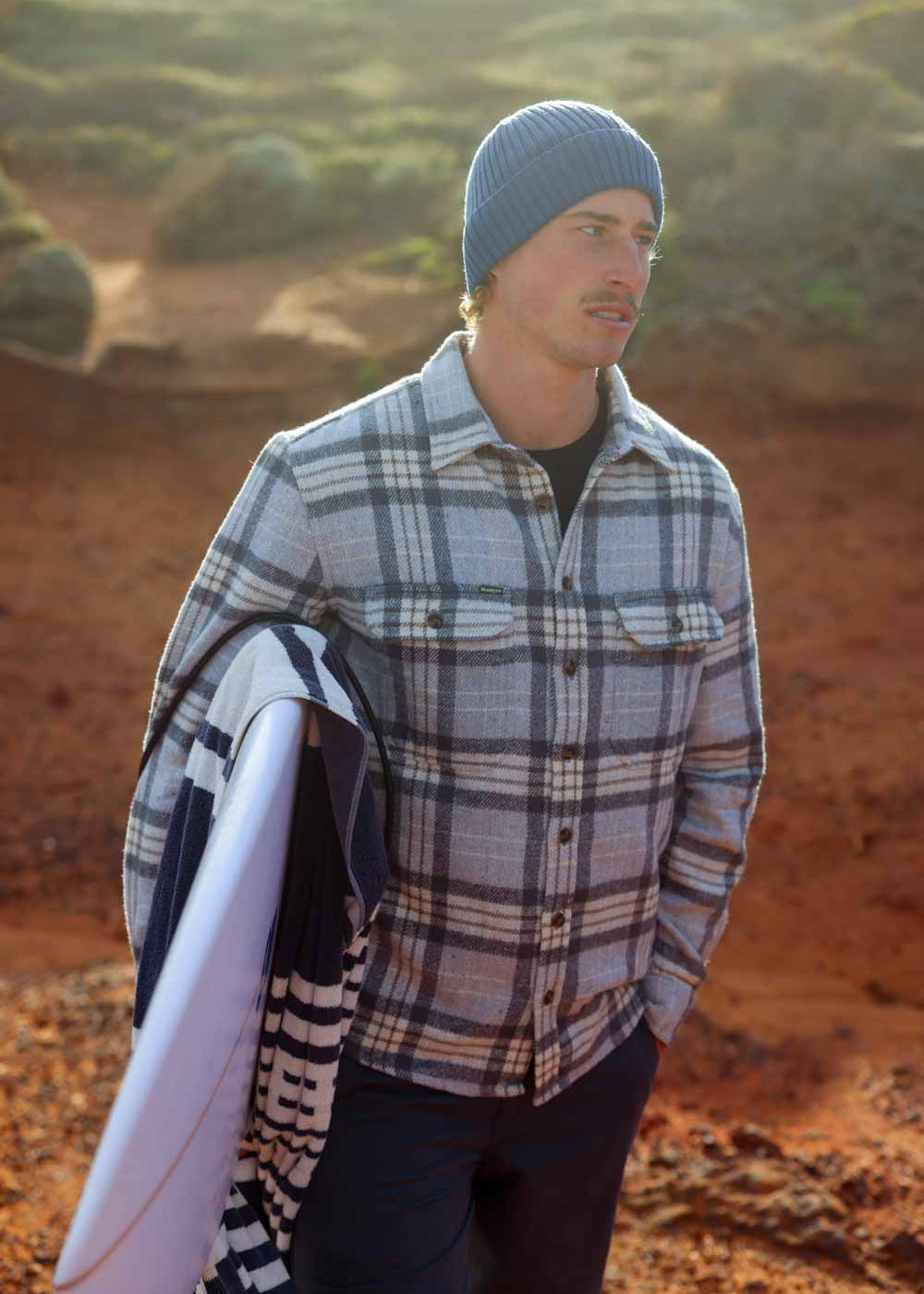 Casual Dad - Harvey Canvas Shirt, Dave Tee and Will Beanie
