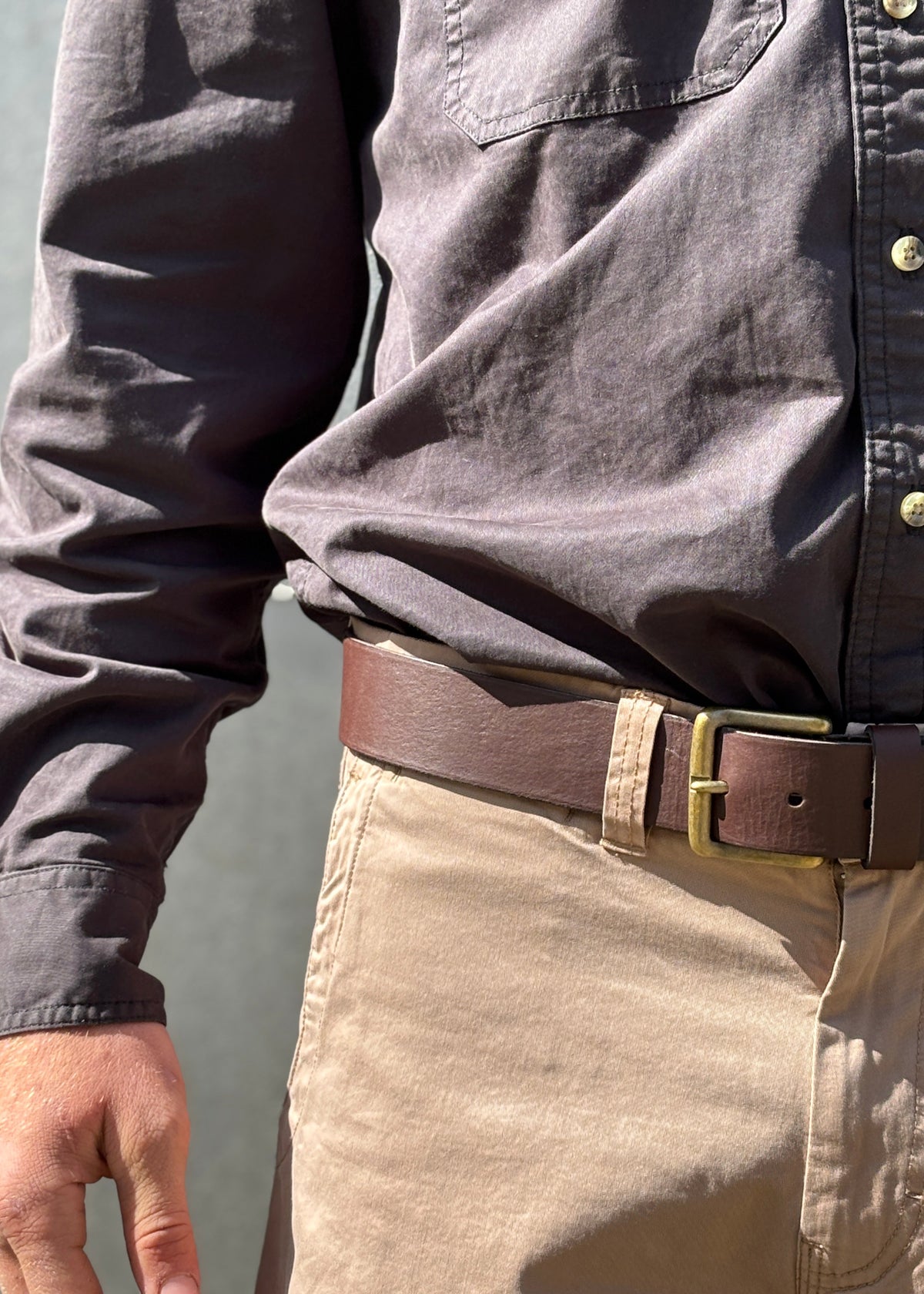 The Burke Australian Leather Belt