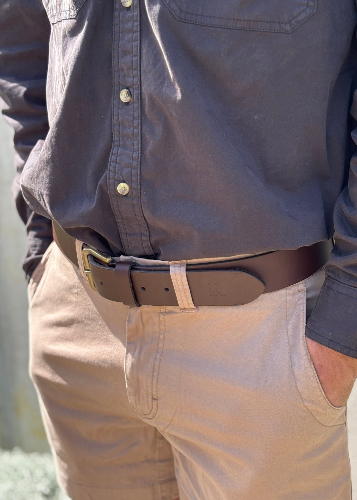 Aus Made - Beanie, Belt & Steve Work Shirt