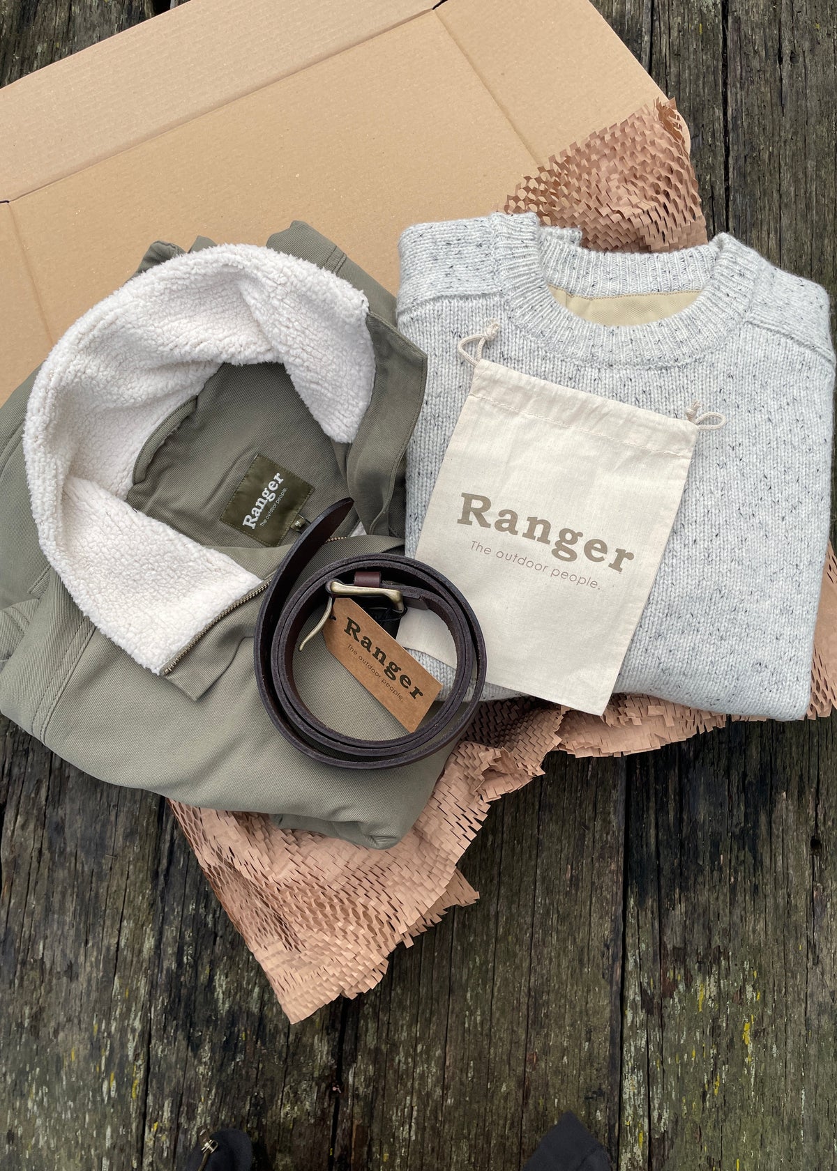 Rugged Up - Belt, Knit & Jacket